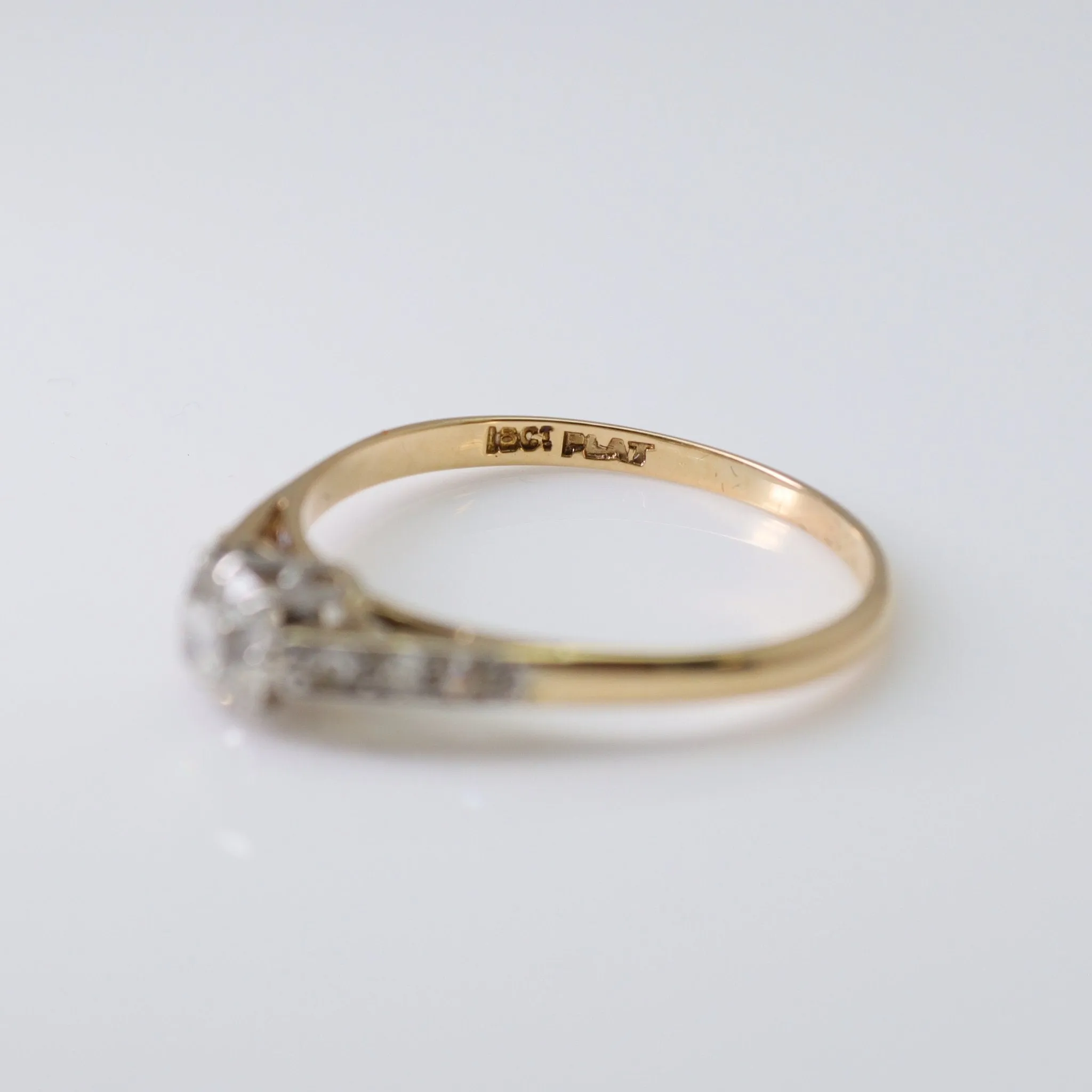 18 Carat Yellow Gold Diamond Solitaire Ring