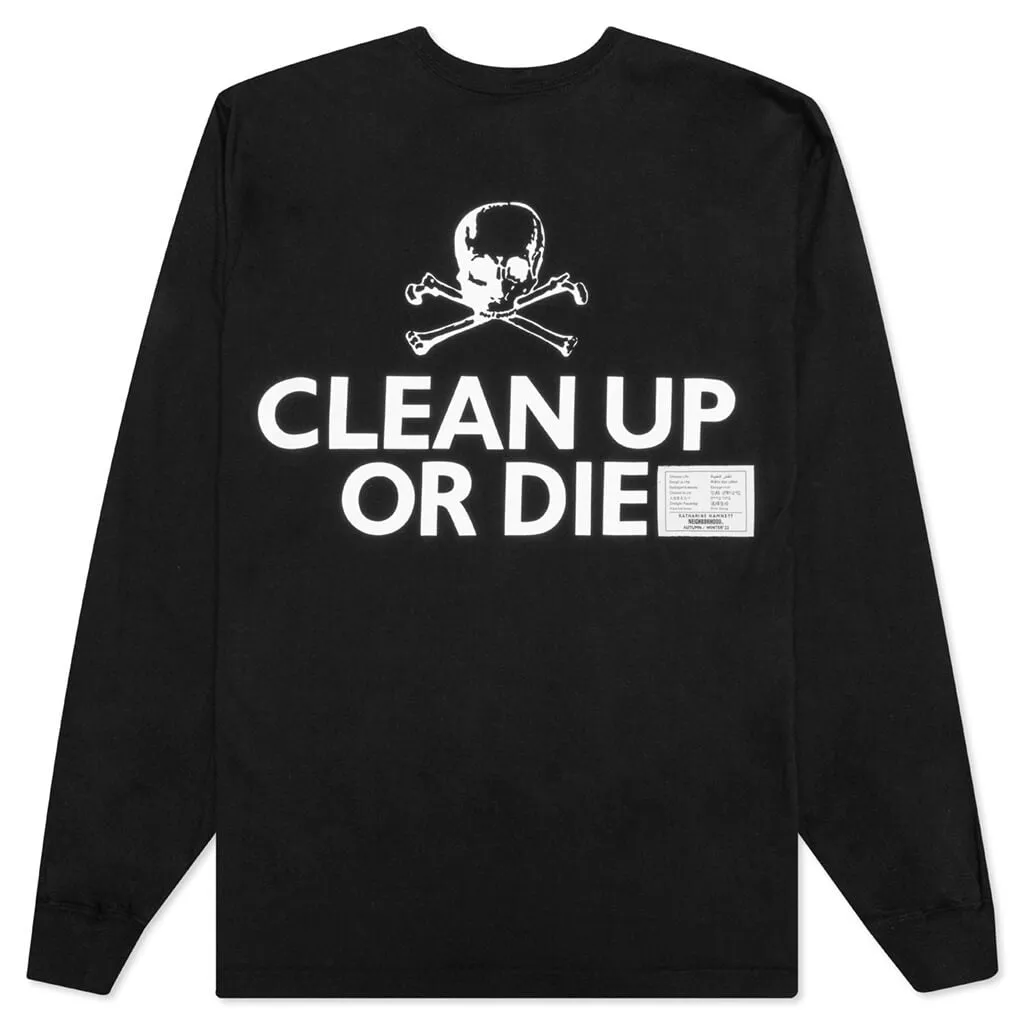 2 CO L/S Tee - Black