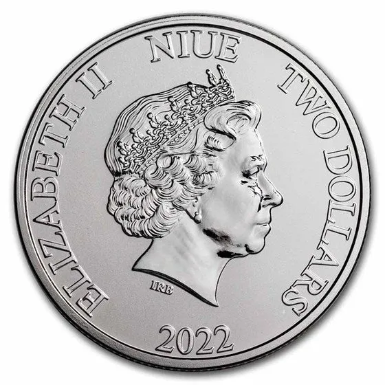 2022 Niue 1 oz Silver $2 Star Wars: Darth Vader