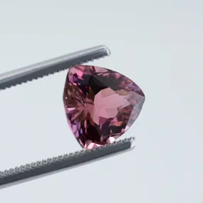 3.59CT TRILLION AFGHAN TOURMALINE, RASPBERRY PINK, UNTREATED, 9.99X9.8MM