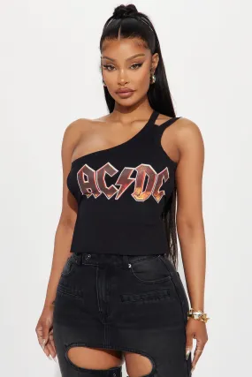 ACDC Rock Backless Tank Top - Black