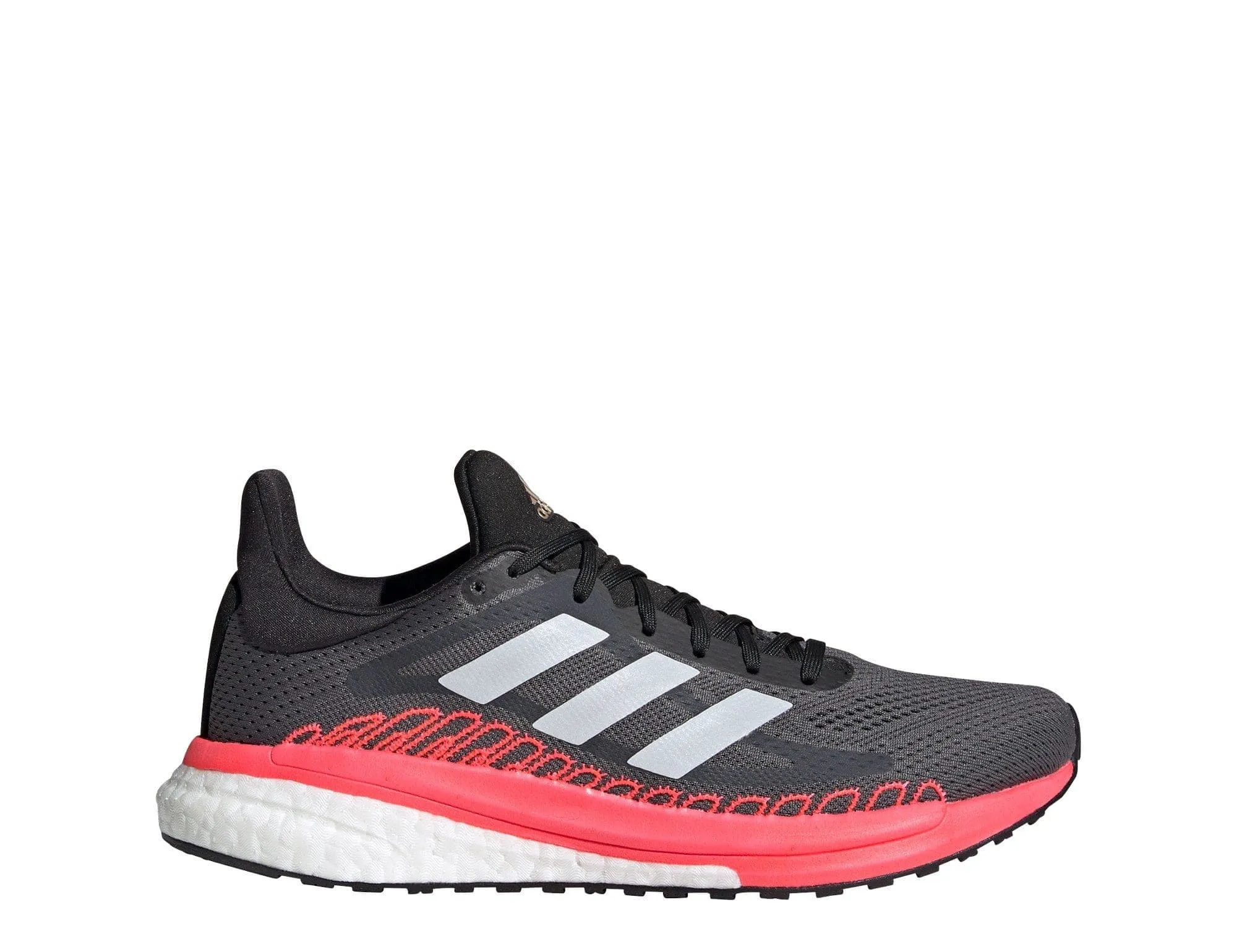 Adidas Solar Glide ST (Women's) - Grey Five/Crystal White/Signal Pink