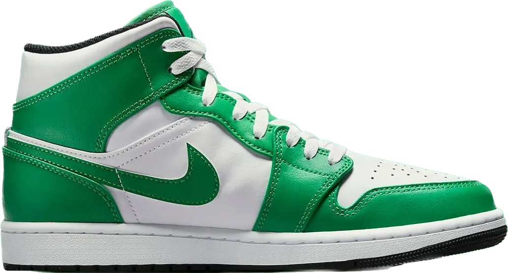 Air Jordan 1 Mid Lucky Green