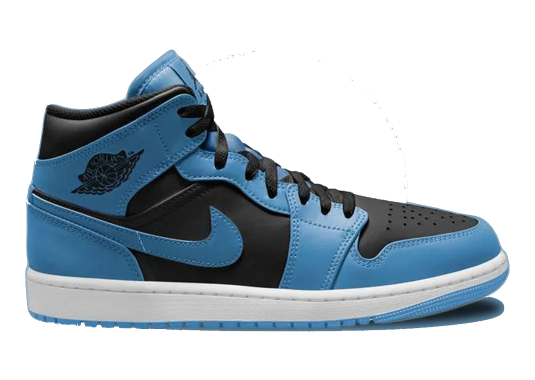 Air Jordan 1 Mid University Blue Black (TD)