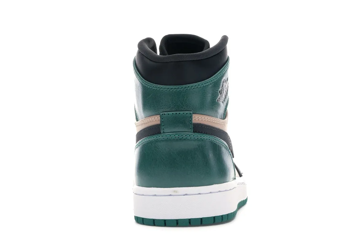 Air Jordan Retro 1 High Bio Beige Anthracite Mystic Green (W)