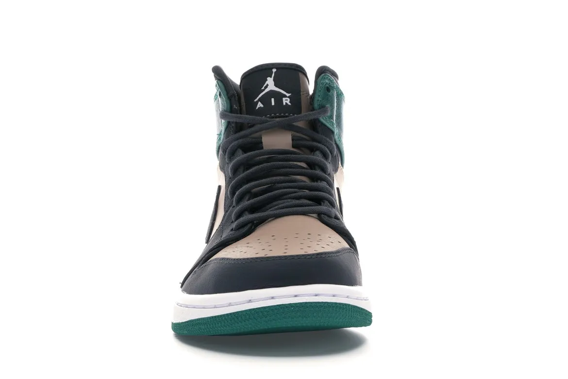 Air Jordan Retro 1 High Bio Beige Anthracite Mystic Green (W)