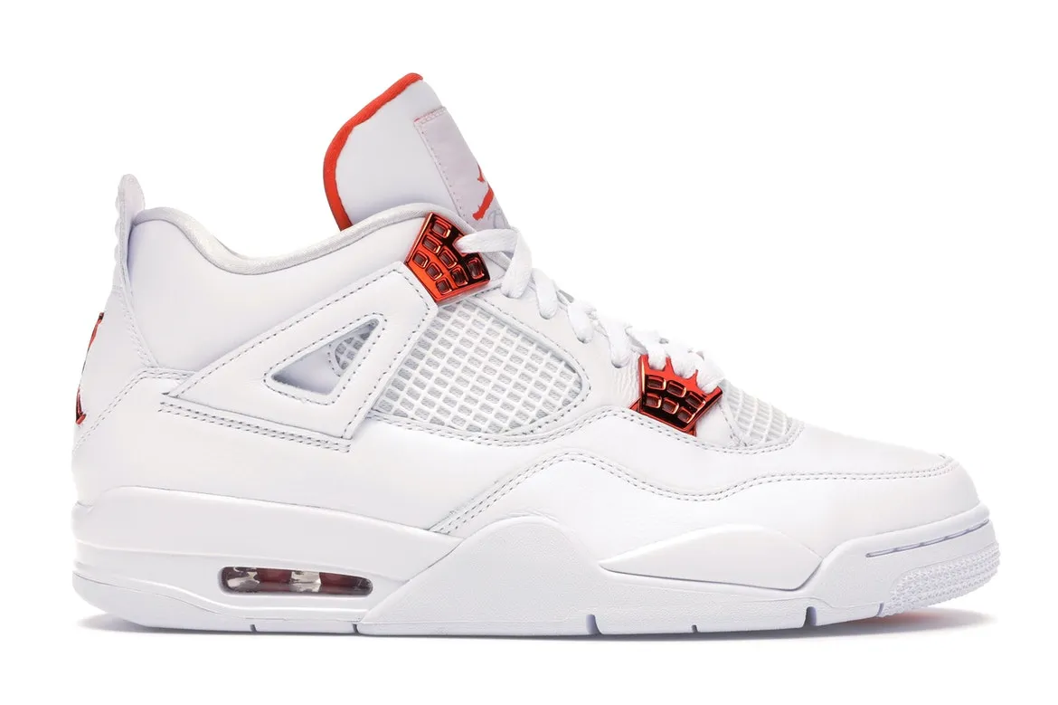 Air Jordan Retro 4 Metallic Orange