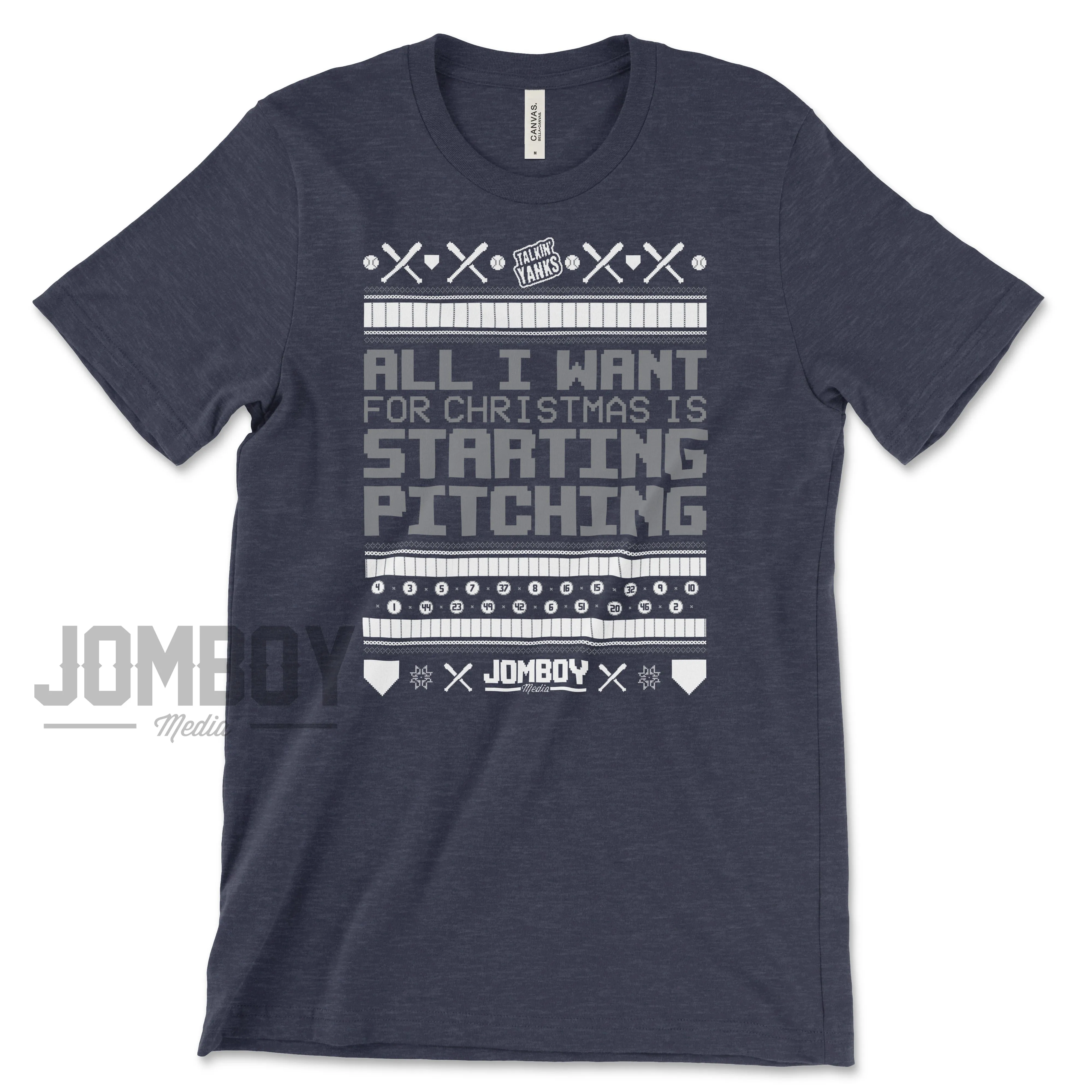 All I Want For Christmas Is Starting Pitching | Yanks | T-Shirt