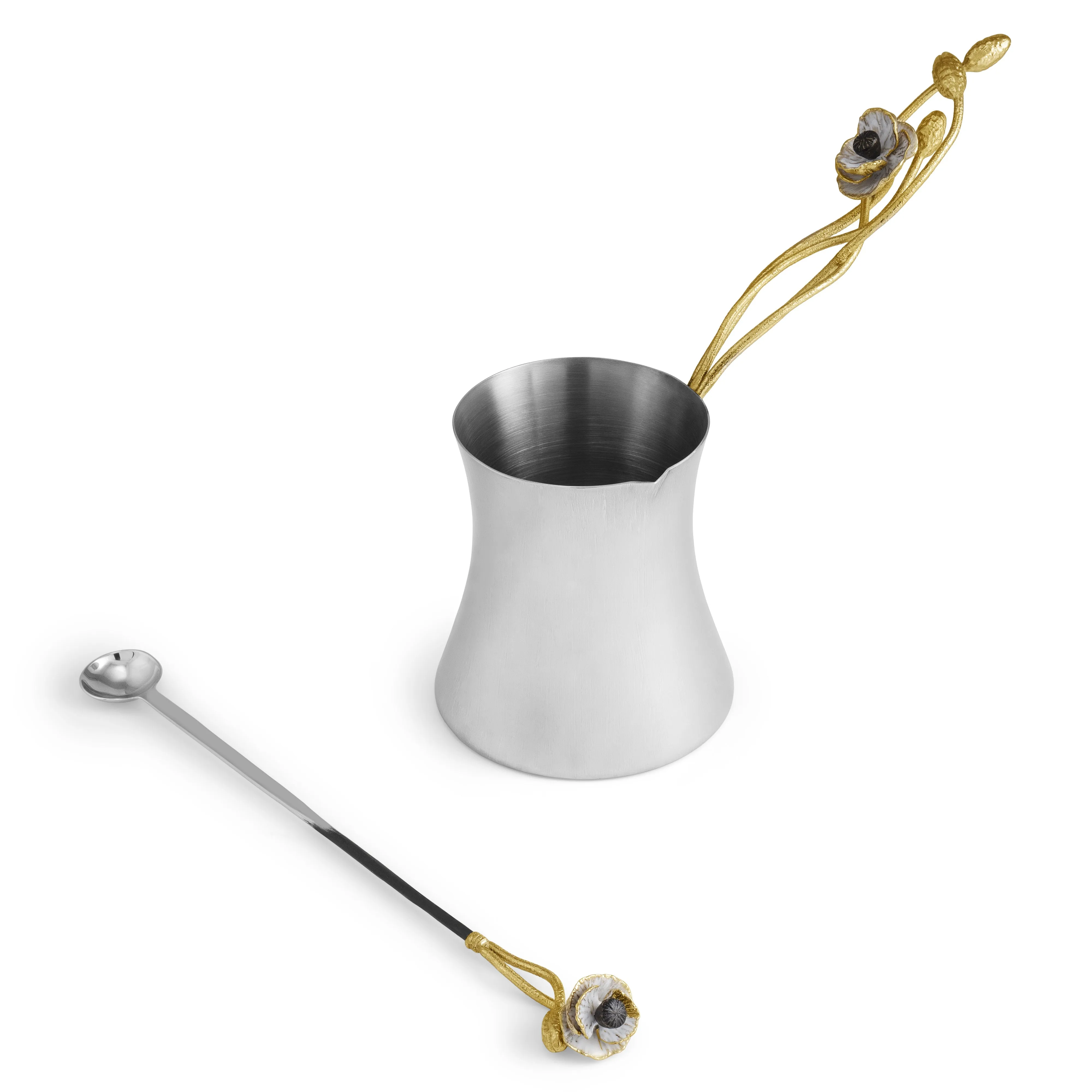 Anemone Coffee Pot with Spoon