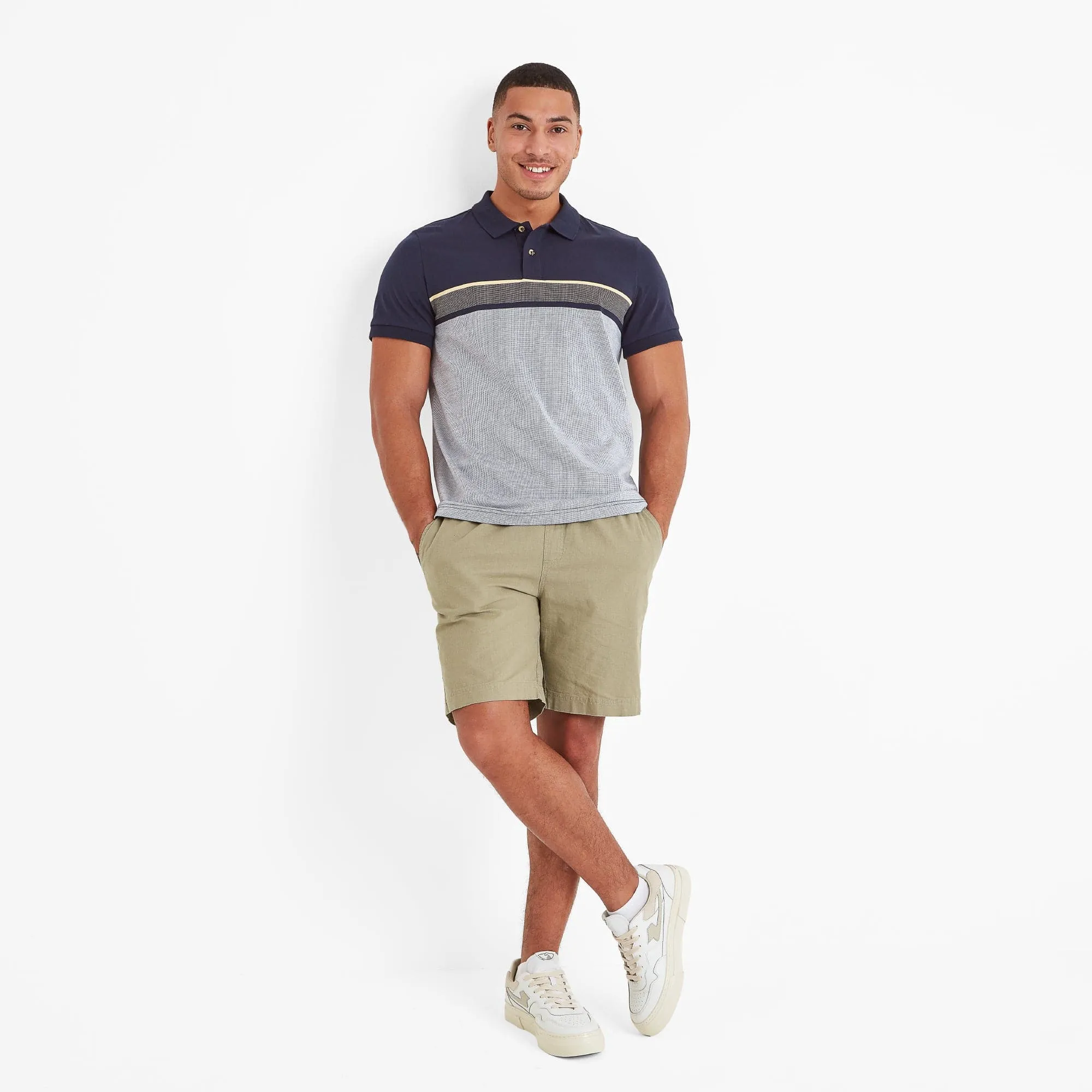 Anwick Mens Polo Shirt - Dark Indigo