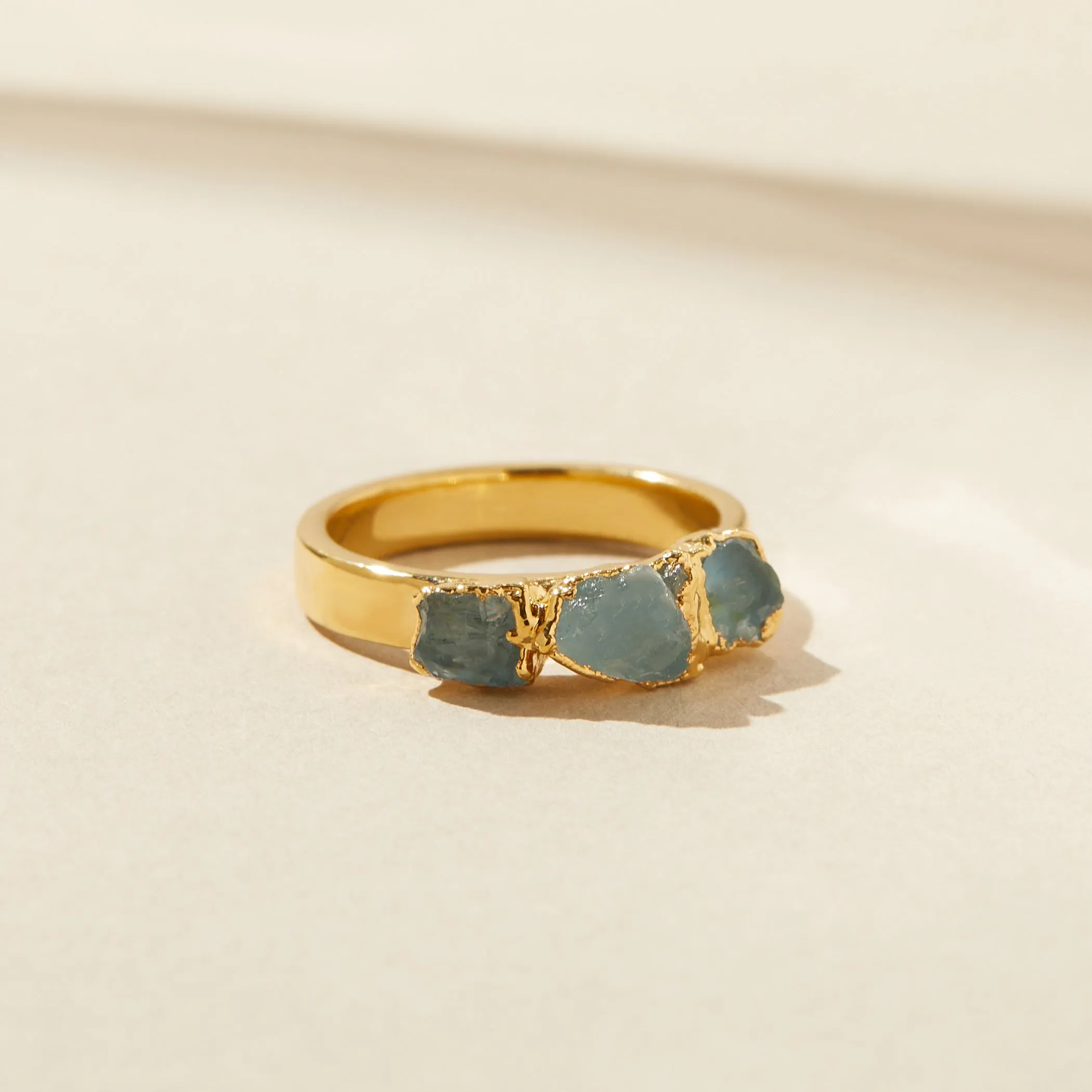 Aquamarine Stacking Ring