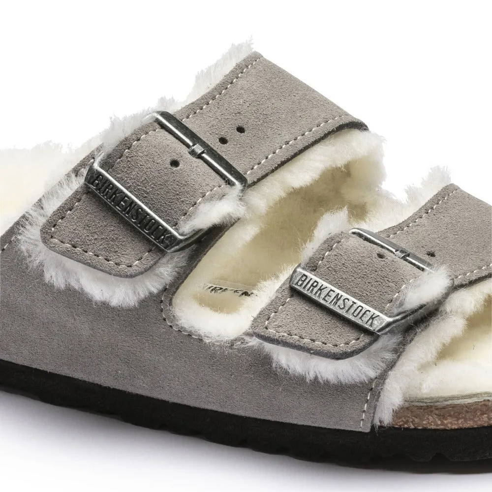 Arizona - Stone Coin Suede Shearling||Arizona - Suède fourrure Stone Coin