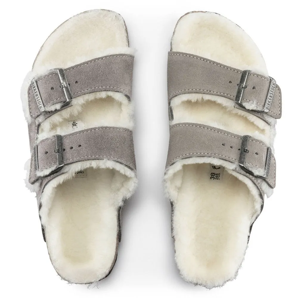 Arizona - Stone Coin Suede Shearling||Arizona - Suède fourrure Stone Coin