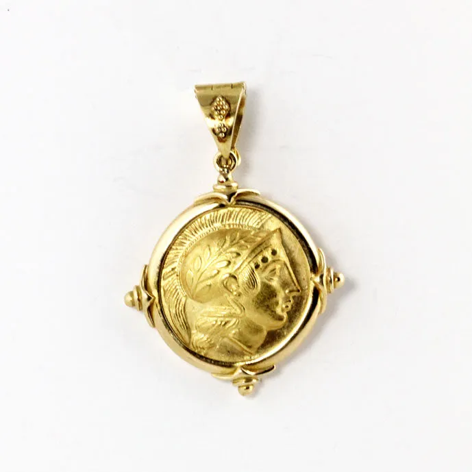 Athena's Magna Graecia Gold Medallion