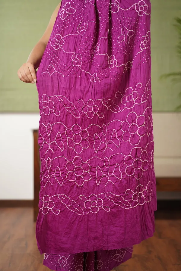 Bandhani Cotton Saree