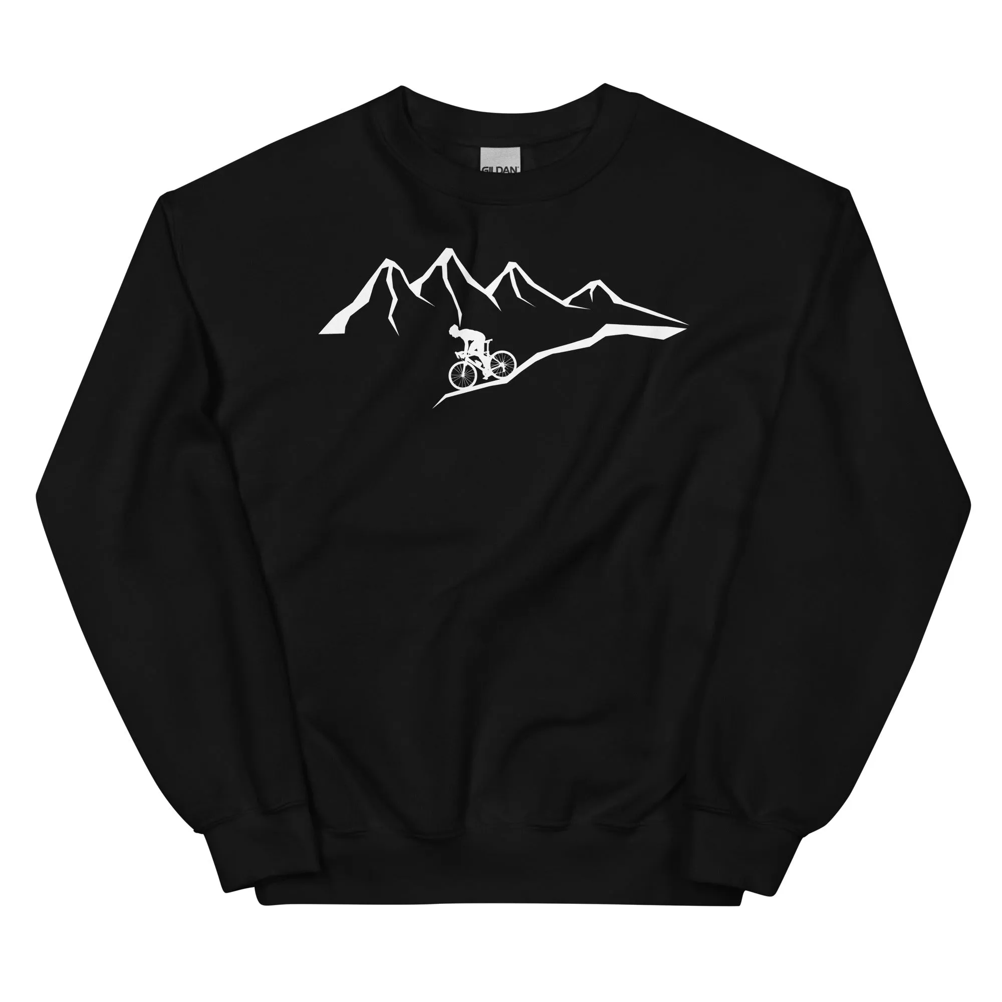 Berge - Radfahren - (F) (14) - Unisex Crew Neck Sweatshirt | Gildan 18000