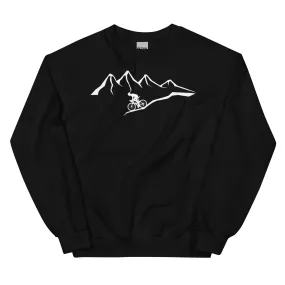 Berge - Radfahren - (F) (14) - Unisex Crew Neck Sweatshirt | Gildan 18000