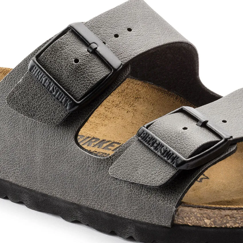 BIRKENSTOCK UNISEX Arizona Birko-Flor (Pull Up Anthracite)