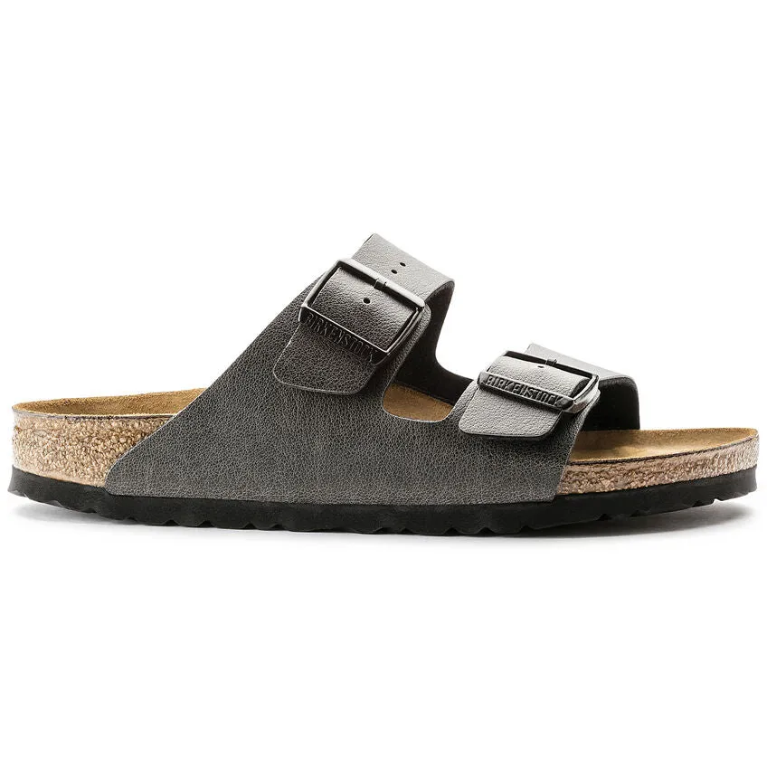 BIRKENSTOCK UNISEX Arizona Birko-Flor (Pull Up Anthracite)