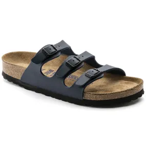 Birkenstock Women's Florida Soft Footbed Birko-Flor (Blue)