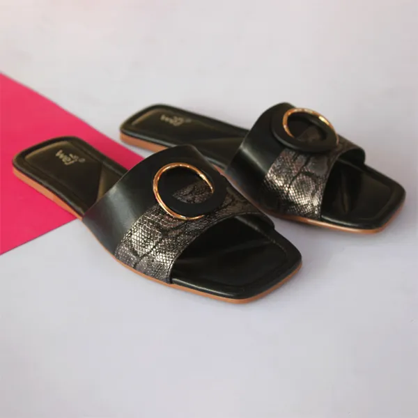 Black Stylish Slippers for women