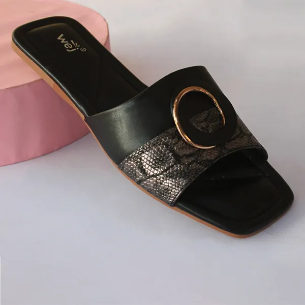 Black Stylish Slippers for women