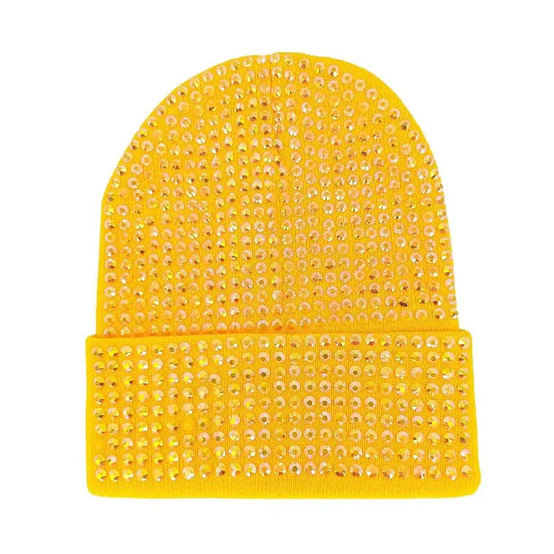 Bling Studded Beanie Hat