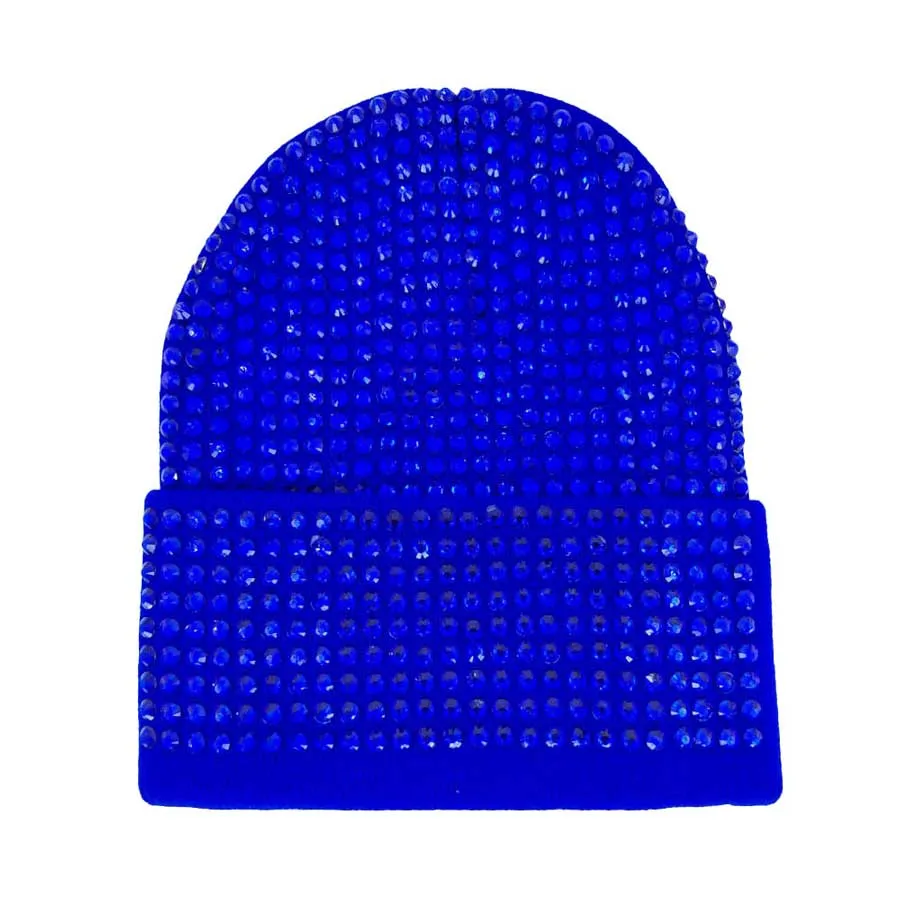 Bling Studded Beanie Hat