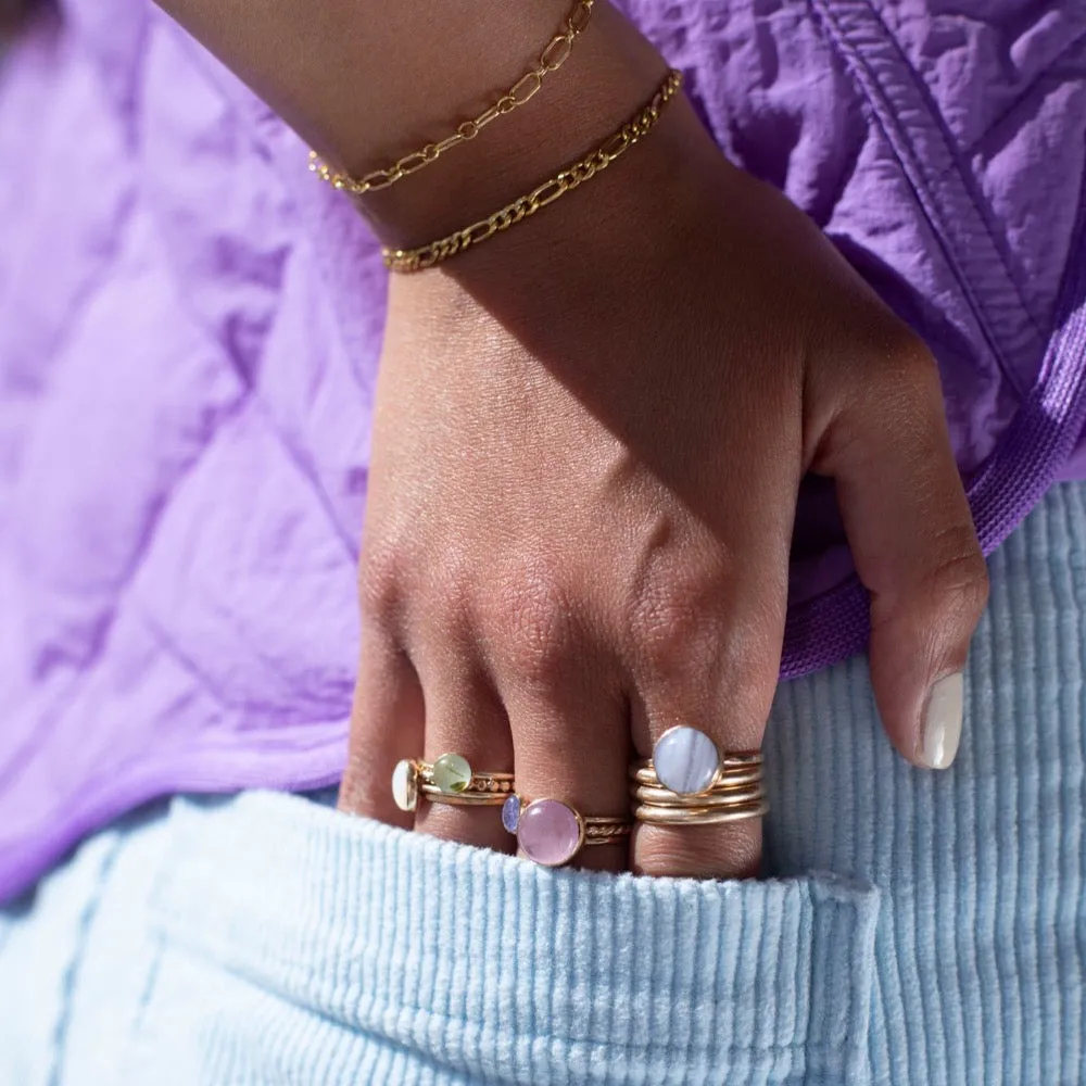 Blue Lace Agate Ring