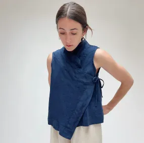 Bryn Walker | Koryo Vest in Blueberry