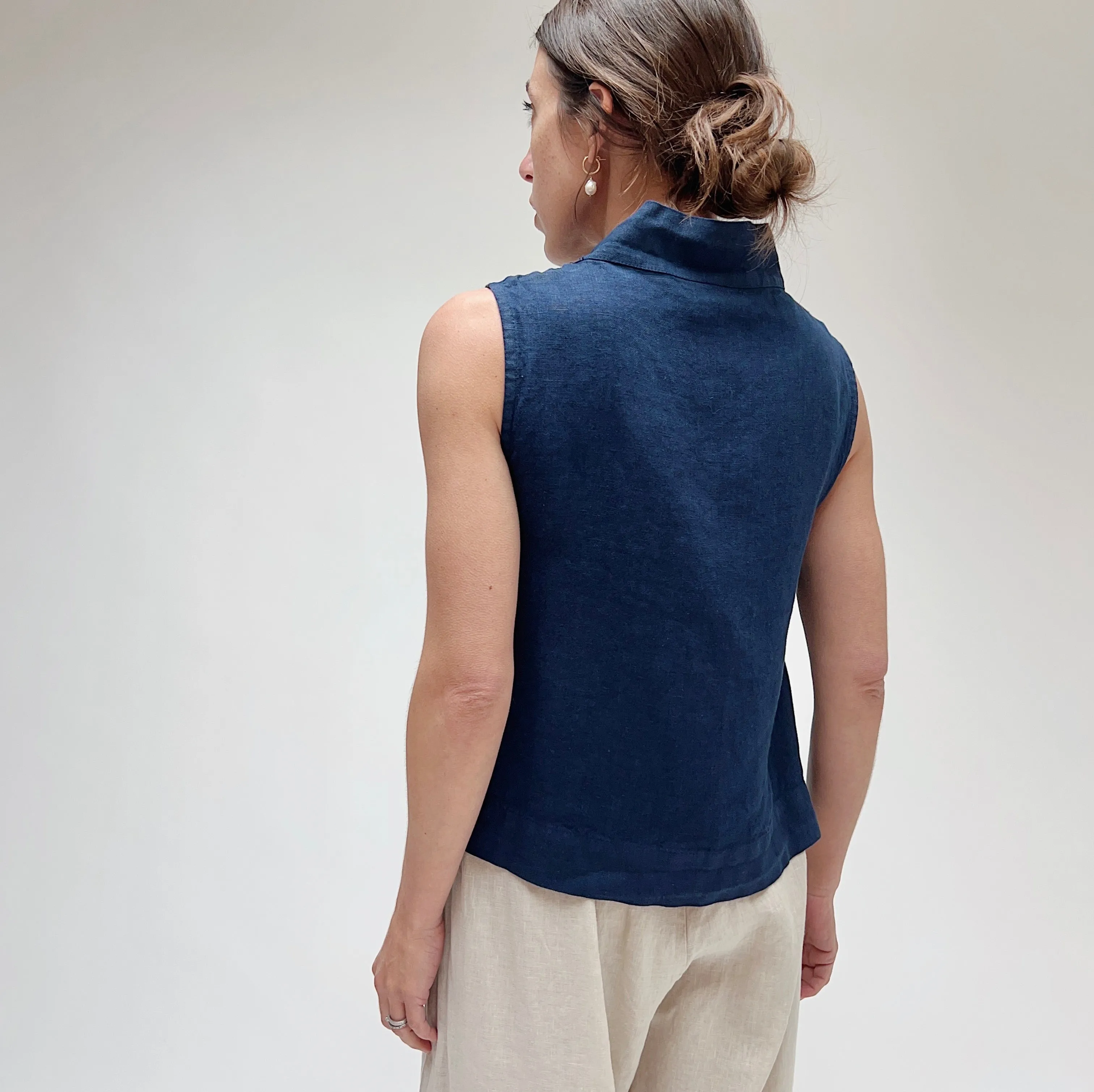 Bryn Walker | Koryo Vest in Blueberry