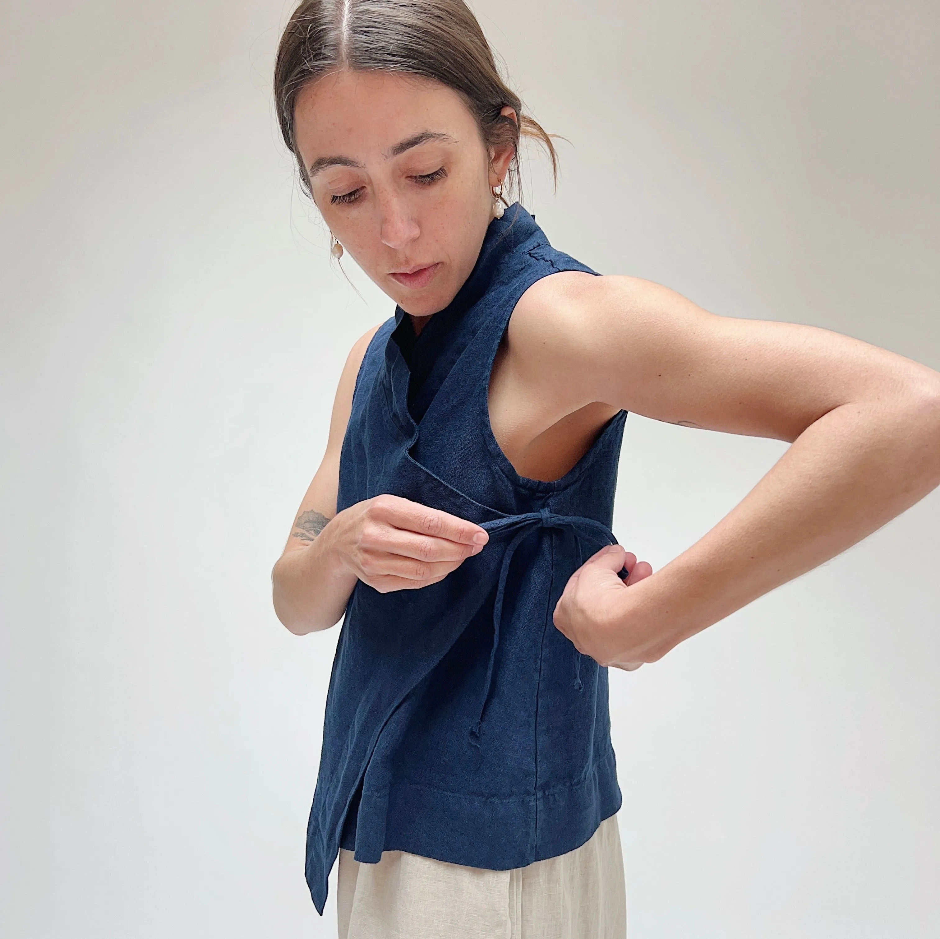 Bryn Walker | Koryo Vest in Blueberry