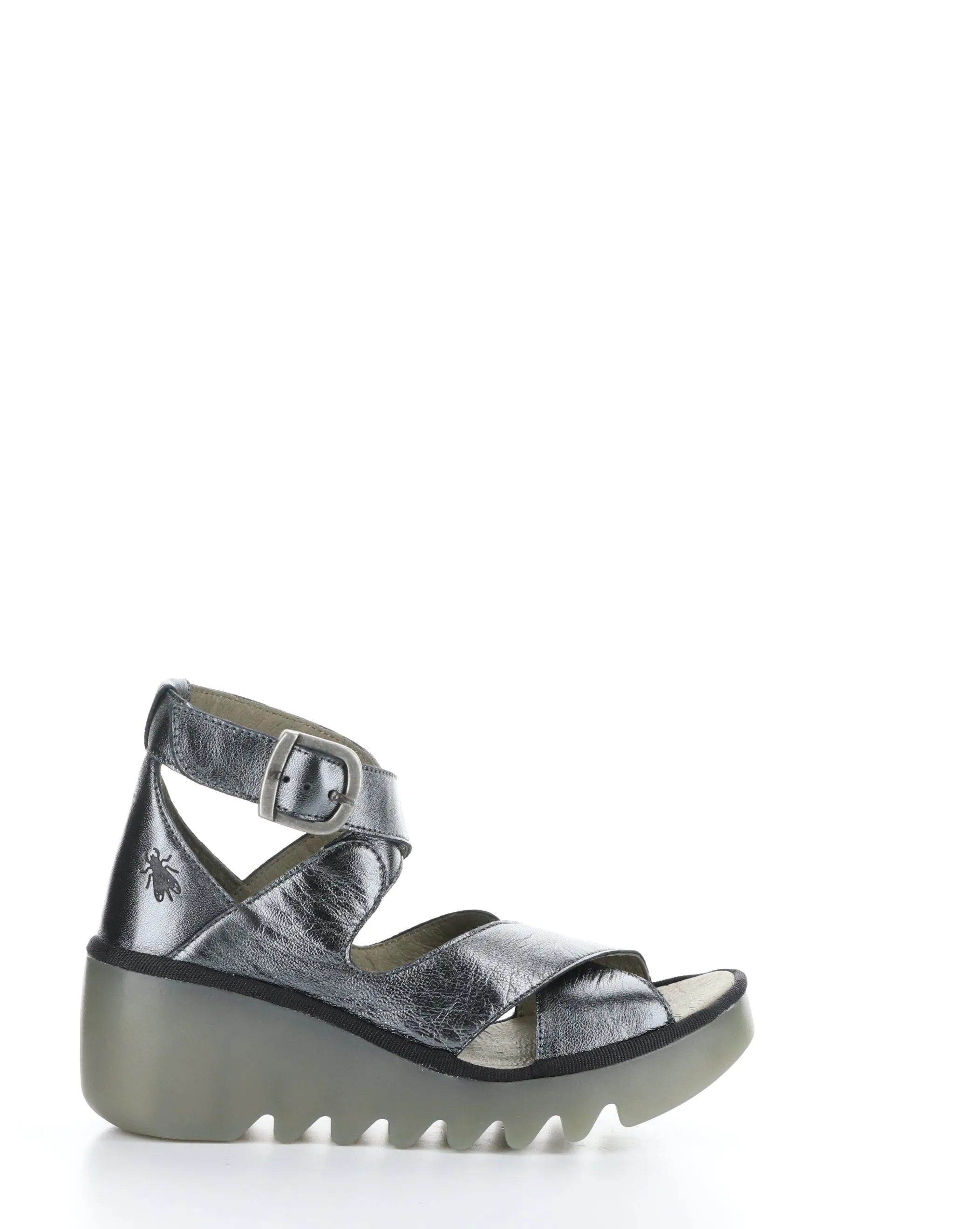 BYRE410FLY 003 GRAPHITE Velcro Sandals