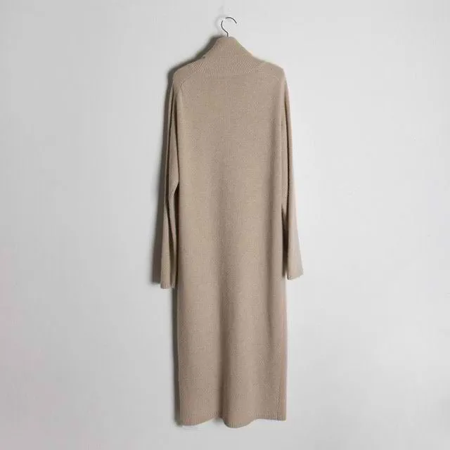 Caleb Turtle Neck Long Slit Sweater