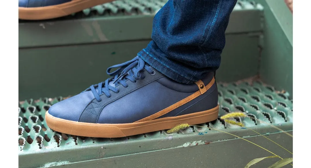 Cannon VL Men's Vegan Leather Sneakers | Navy