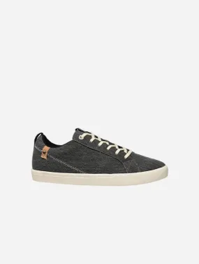 Cannon Women's Recycled Canvas Sneakers | Dark Grey