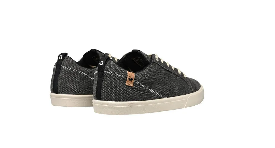 Cannon Women's Recycled Canvas Sneakers | Dark Grey