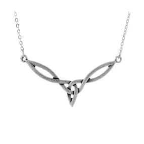 Celtic Triquetra Charm Pendant Necklace