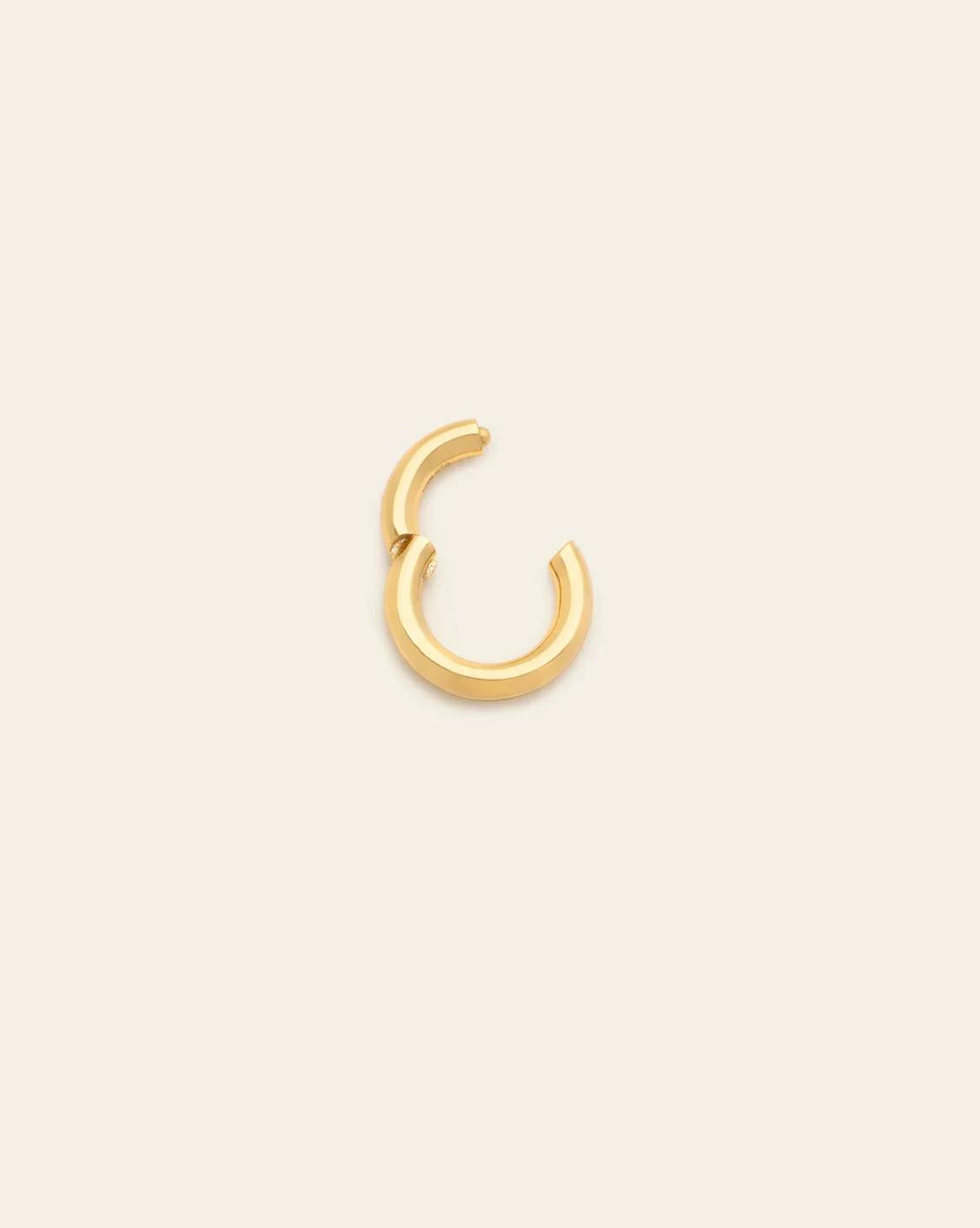 Circle Charm Clasp - Gold Vermeil