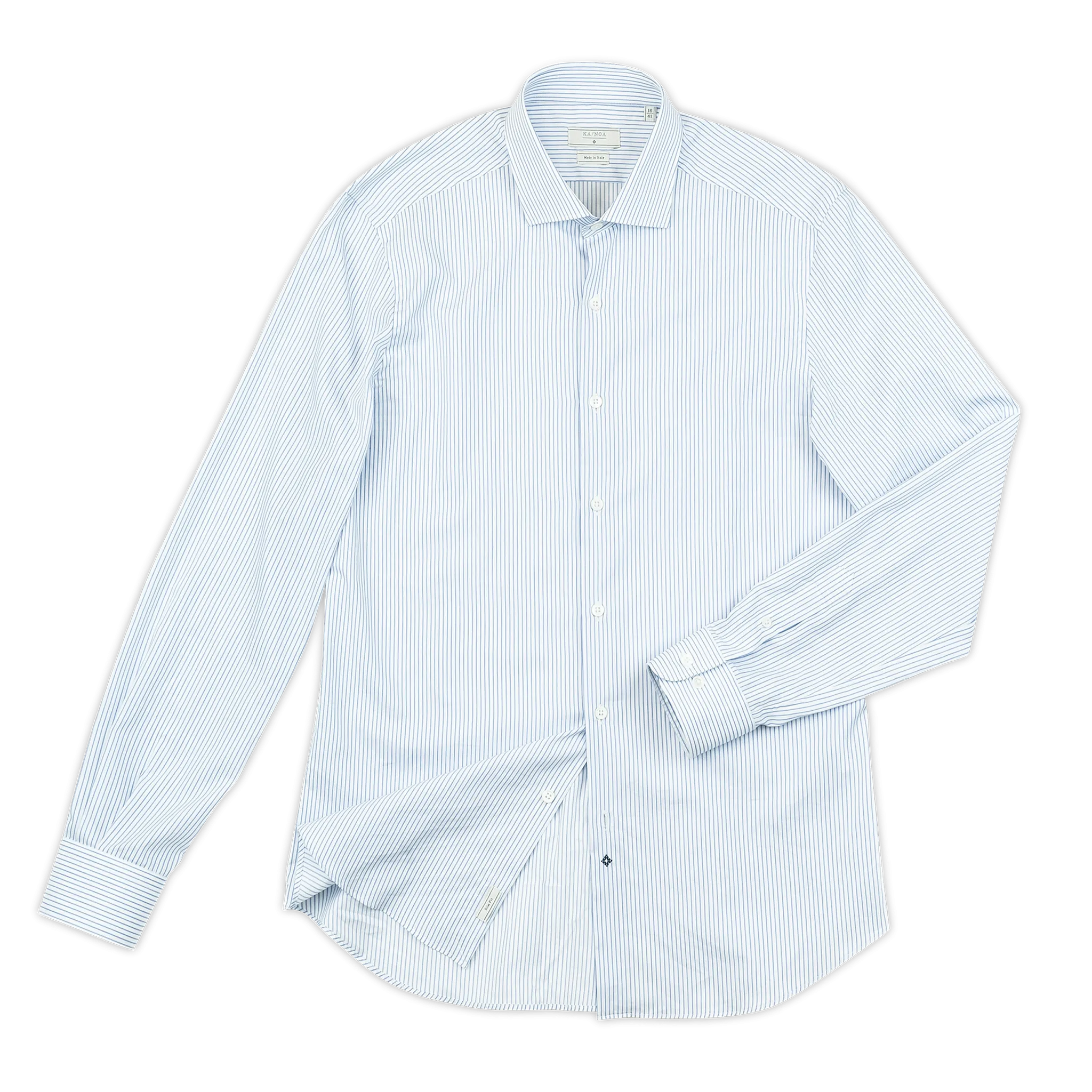 Clamenc long-sleeved shirt in stripe piquet