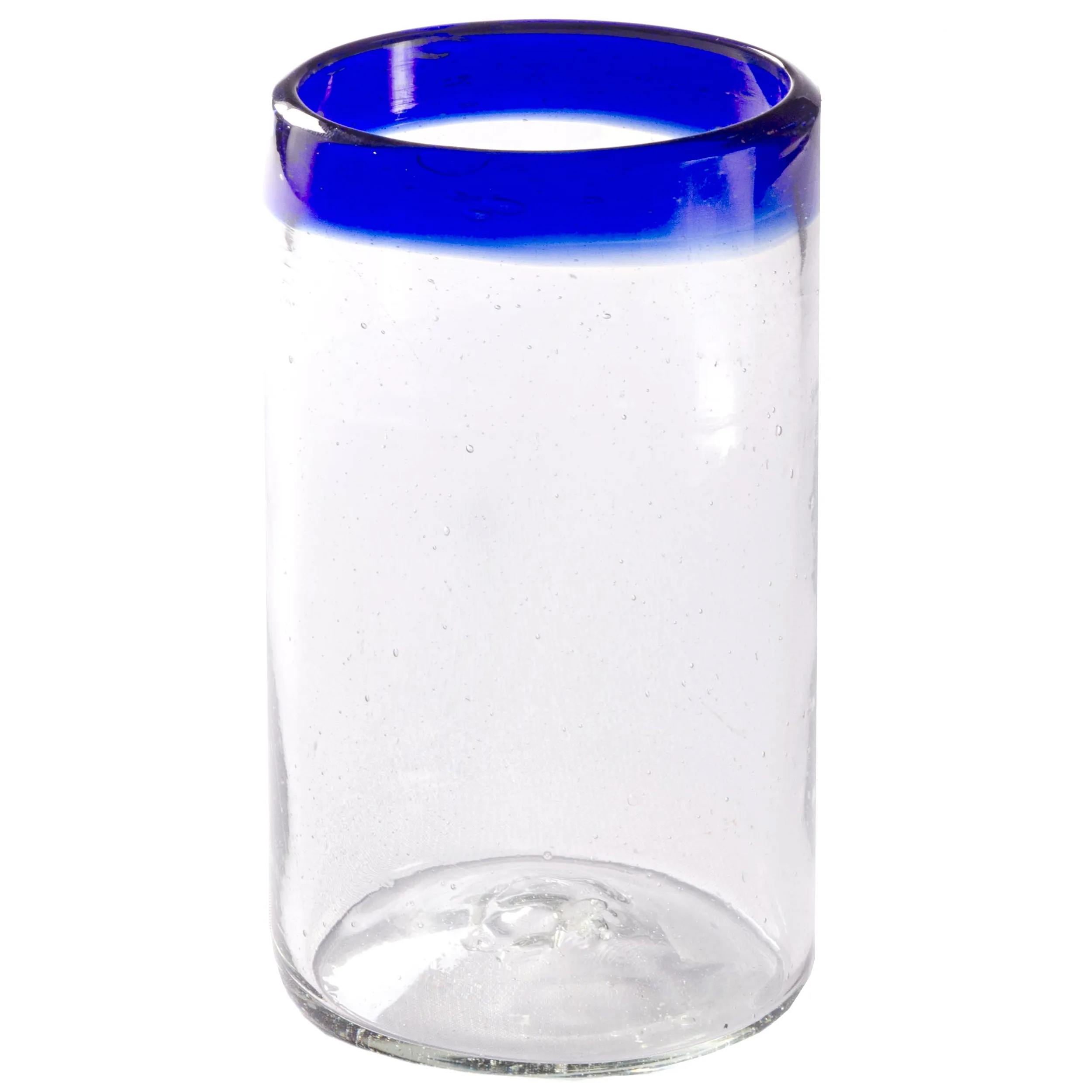 Cobalt Blue Rim Tumbler - 16 oz - Set of 6