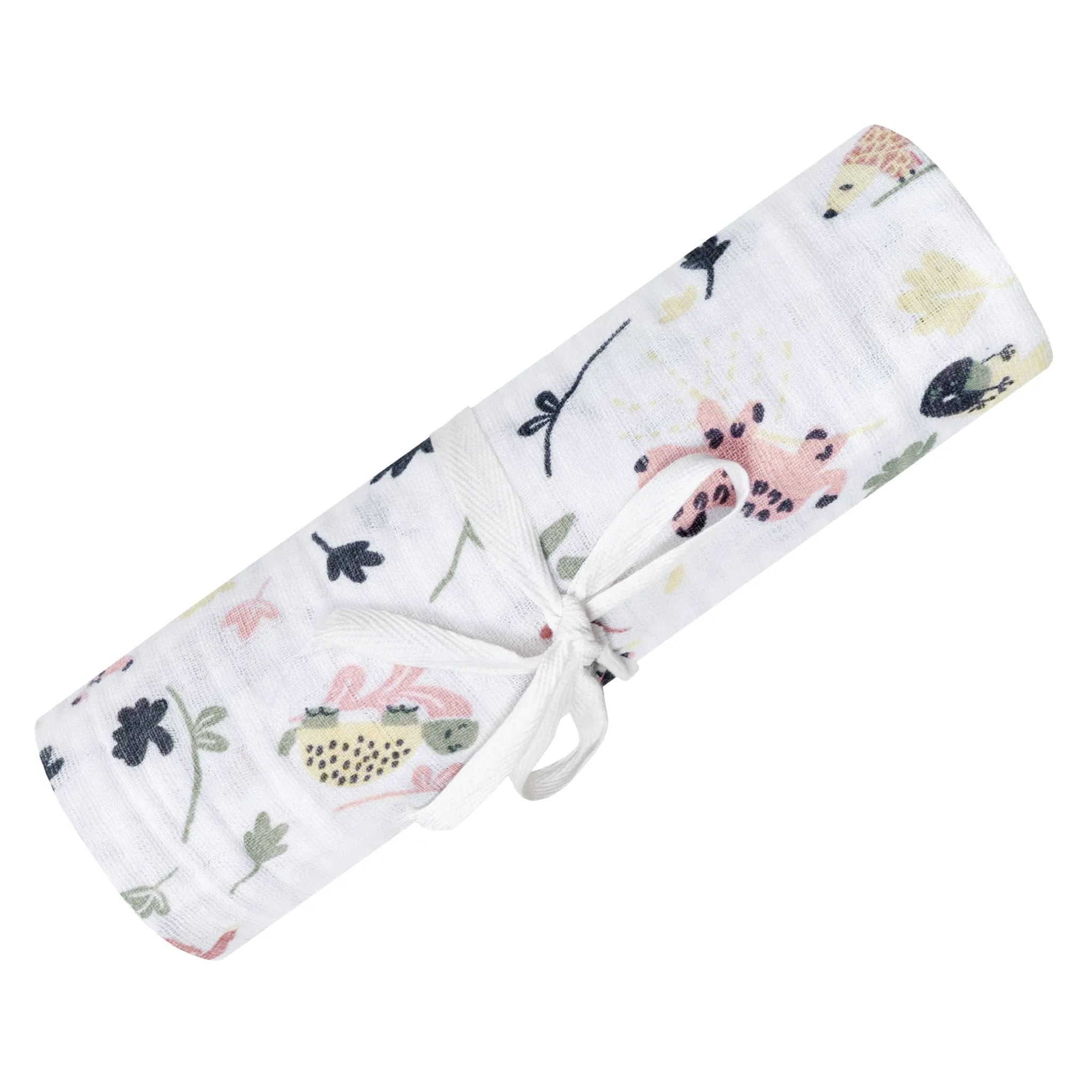 Cotton muslin swaddle - Lotus Jungle