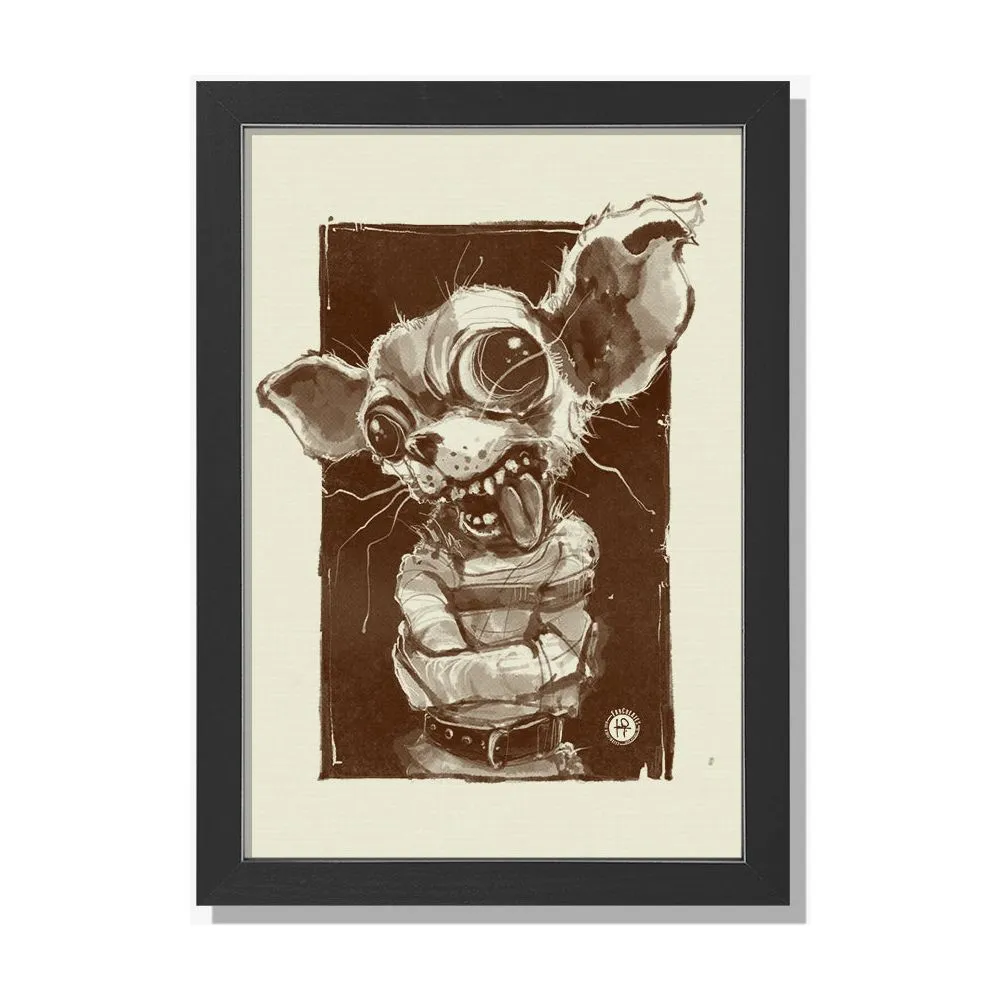 Crazy Chihuahua Modern Art Print