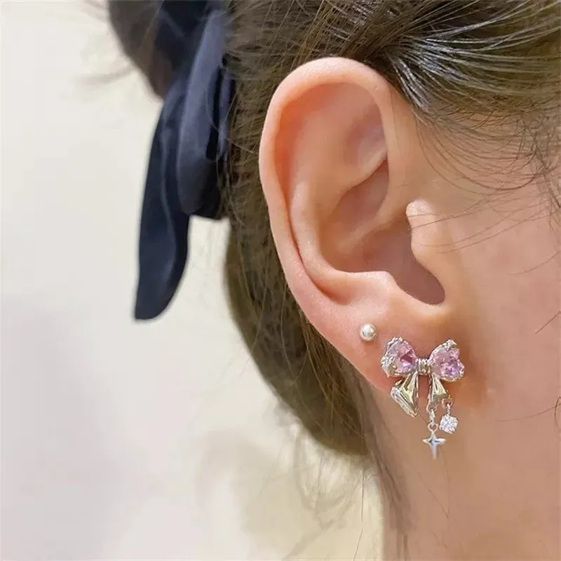 Crystal Bow Earrings MK18551