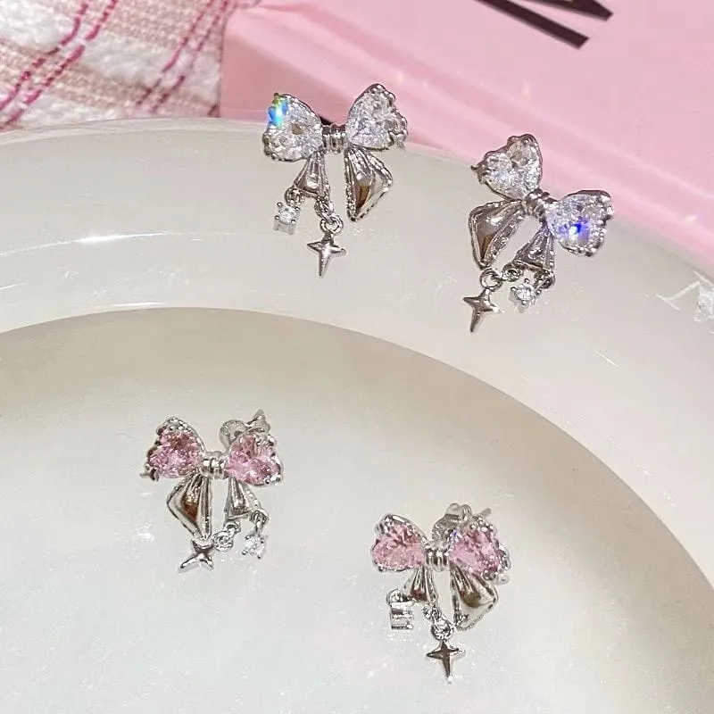 Crystal Bow Earrings MK18551