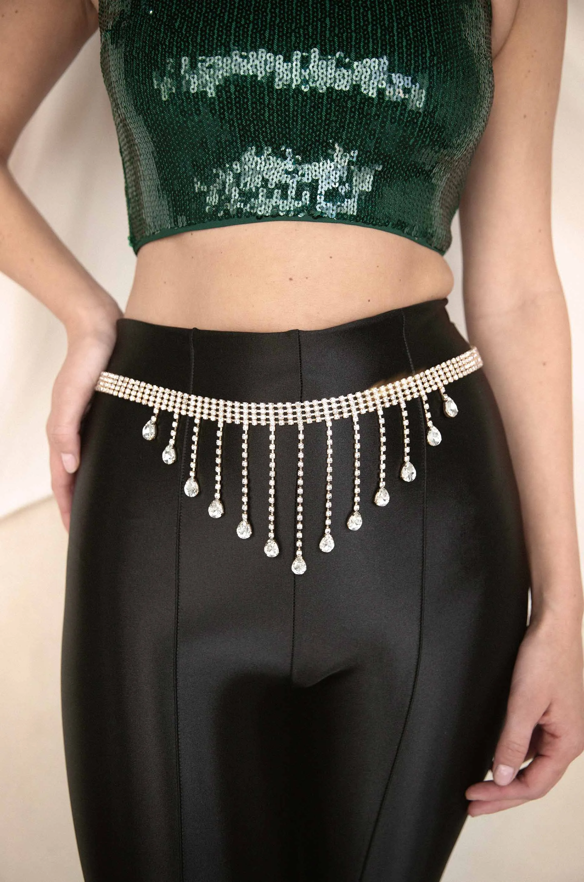 Crystal Raindrop Belt