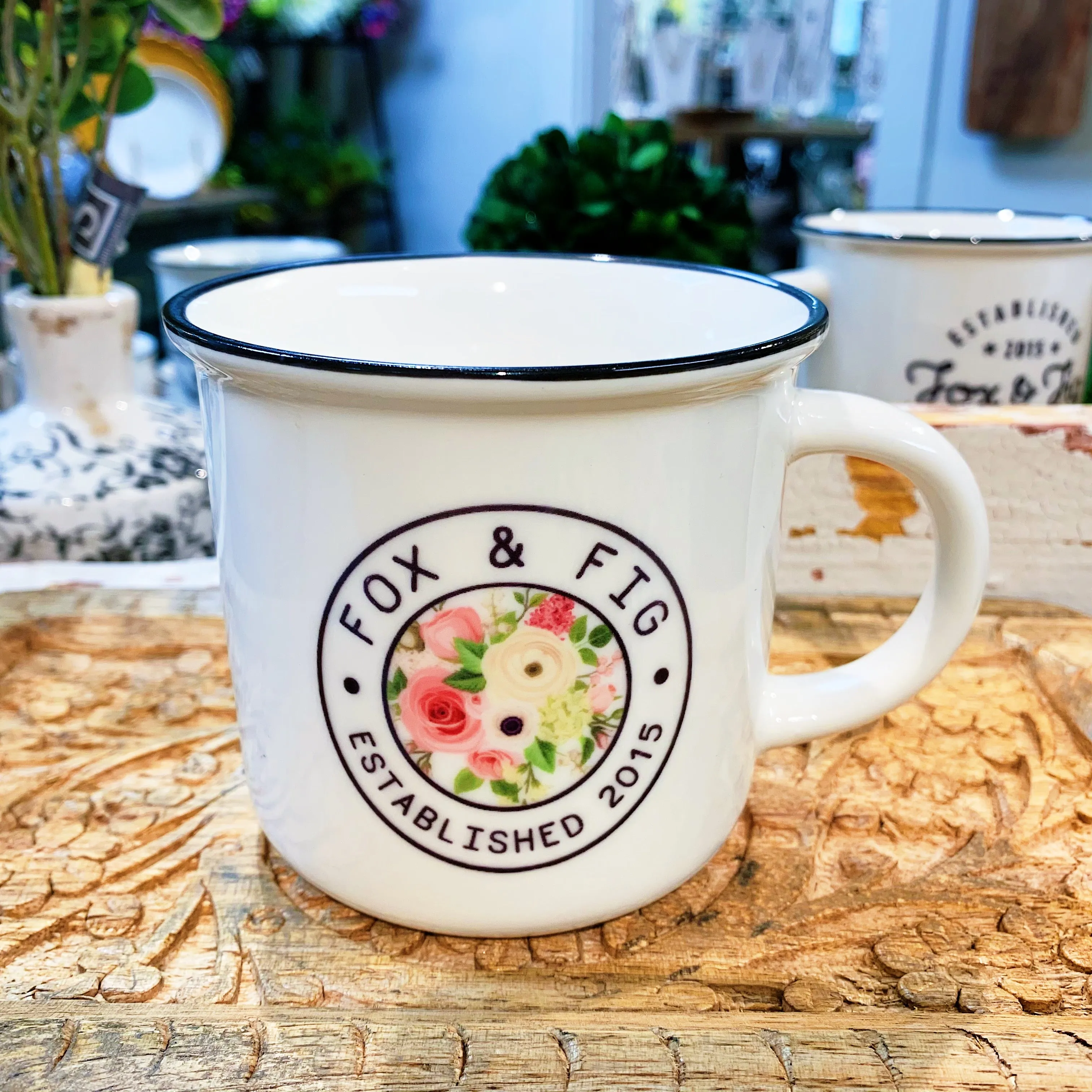 Custom Enamelware and Ceramic Mugs