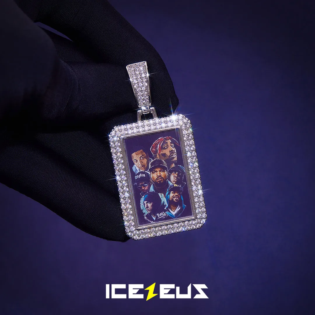 Custom Rectangle Photo Pendant