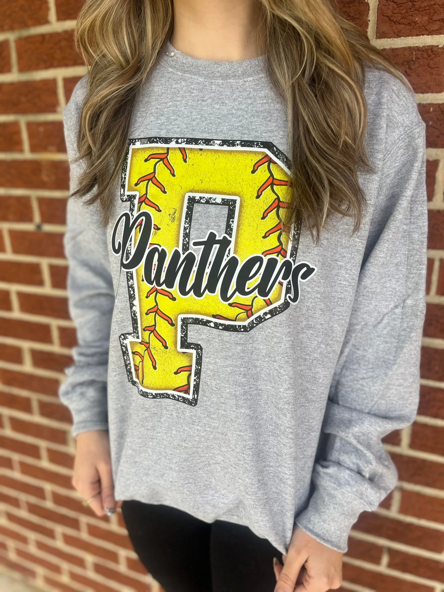 Custom Softball Mascot Sweatshirt