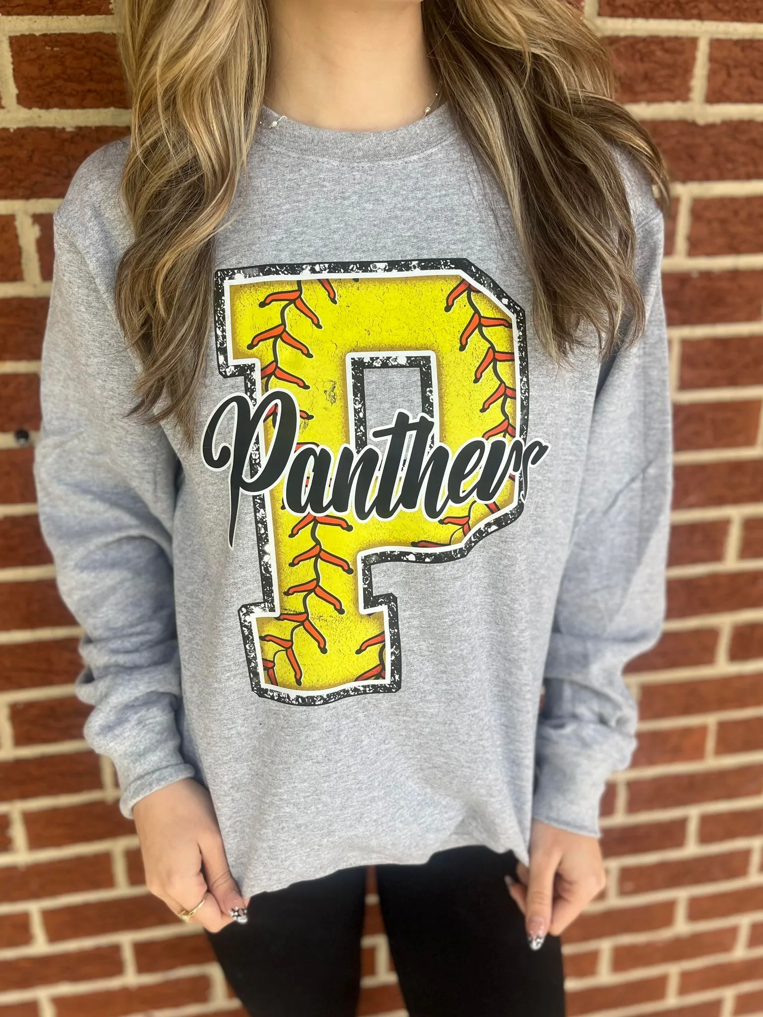 Custom Softball Mascot Sweatshirt